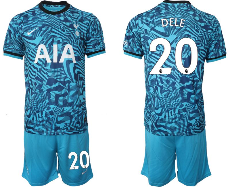 Men 2022-2023 Club Tottenham Hotspur away blue 20 Soccer Jersey